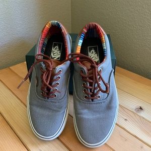 Vans Era 59 C&L Steel Grey & Multi Stripe Shoes